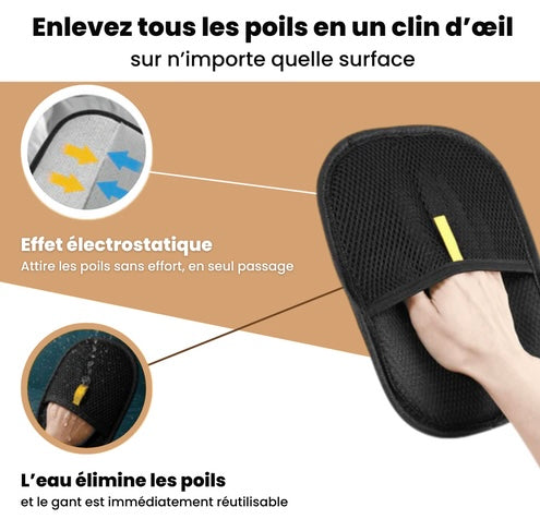 Zyra™ - Gant anti-poils premium